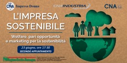 L'impresa sostenibile: secondo appuntamento su welfare, pari opportunità e marketing per la sostenibilità