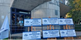 Protesta pacifica della CNA reggiana contro le chiusure dell'ultimo DPCM