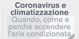 Coronavirus e climatizzazione. Quando, come e perchè accendere l'aria condizionata. Pubblicazione di Livio Mazzarella