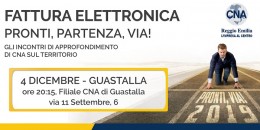 Incontro di CNA Reggio Emilia sulla fattura elettronica a Guastalla