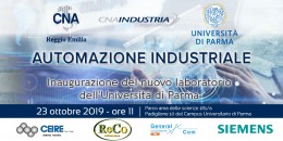 Inaugura il nuovo laboratorio meccatronico di UniParma finanziato da CNA