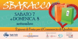 Sbaracco Days a Reggio Emilia sabato 7 e domenica 8 settembre