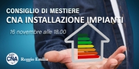 Consiglio di mestiere CNA Installazione Impianti