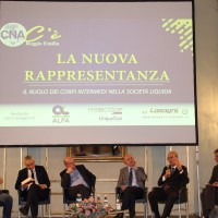 Tavola rotonda (da sx: Franzini, Di Vico, Vecchi, Panarari, Silvestrini, Sezzi